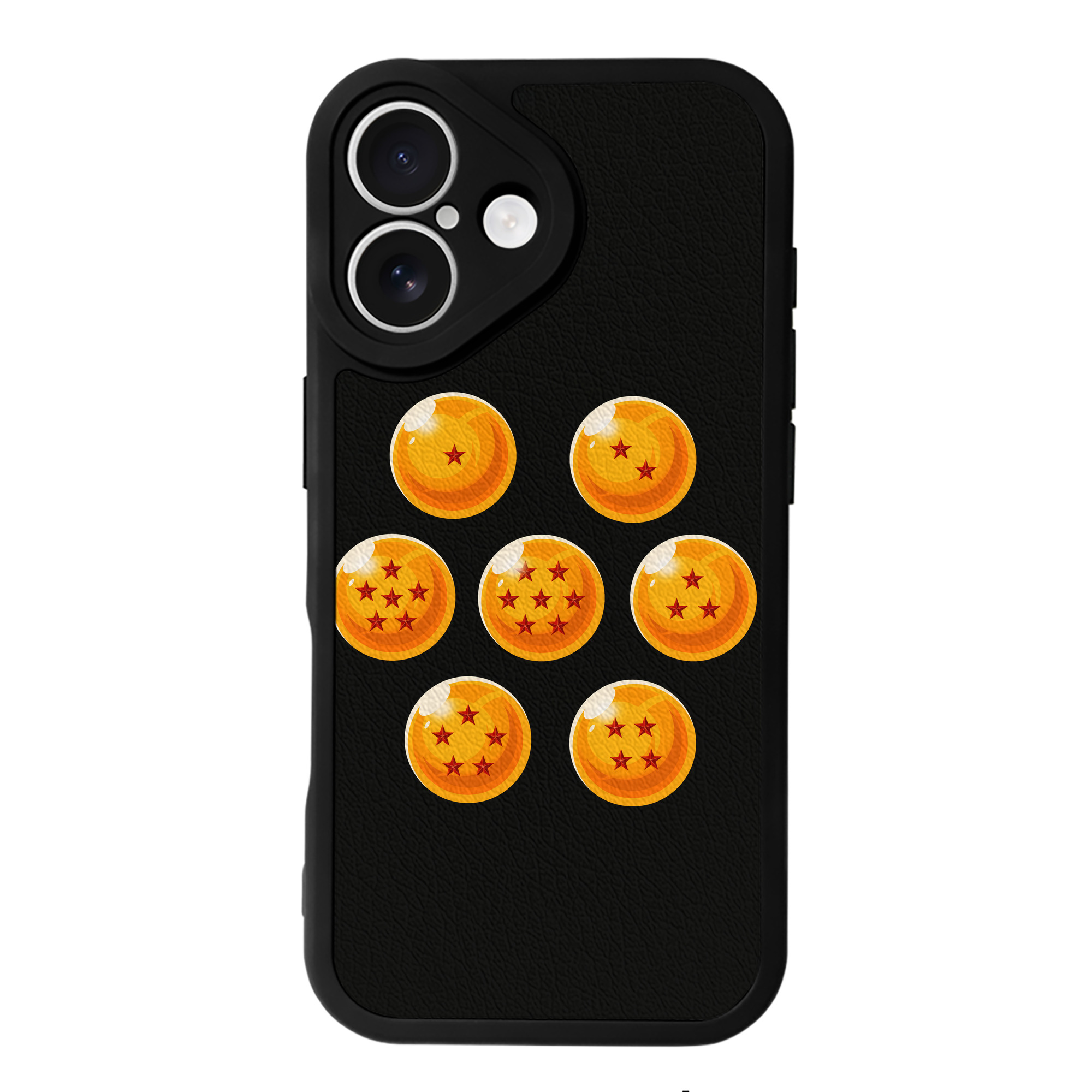 （画像用） ドラゴンボール DRAGON BALL 【iPhone 16シリーズ対応】シリコンスマホケース（レザー調） 材質：シリコン